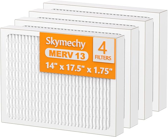 14 x 17.5 x1.75 MERV 13 Replacement Dehumidifier Filter Compatible with Santa Fe Advance90, Advance100, Advance120, Advance2, Honeywell DR90 & DR120 Dehumidifier Models, Pack of 4