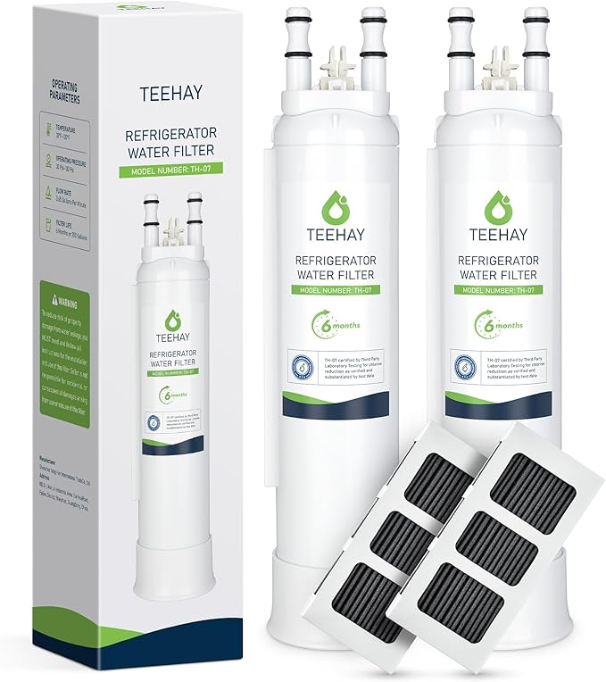 PWF-1 FPPWFU01 Water Filter & PureAir Ultra II PAULTRA2 Air Filter Combo, Compatible with Frigidaire FRIGCOMBO13, FRSS2323AD, FRSS2323AS, FRSS2323AW, FRSS2623AB, 2 Combo