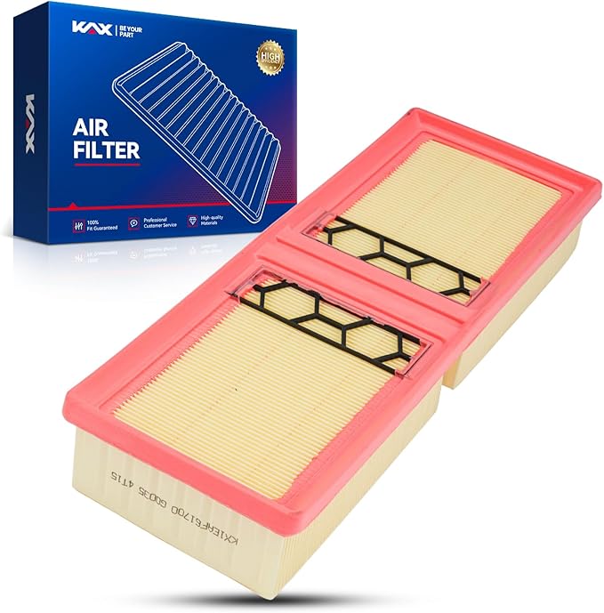 KAX Engine Air Filter, CA12953 Replacement for Alfa Romeo Stelvio 2018-2023, Alfa Romeo Giulia 2017-2024, Advanced Air Filter Media, Increased Acceleration