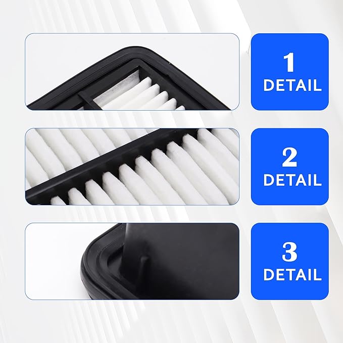 CA12050 Air Filter OXlqq-AAA00 Compatible with Honda Civic 2016 2017 2018 2019 2020 2021, CR-V 2017 2018 2019 2020 2021 2022 Replacement for 17220-5AA-A00