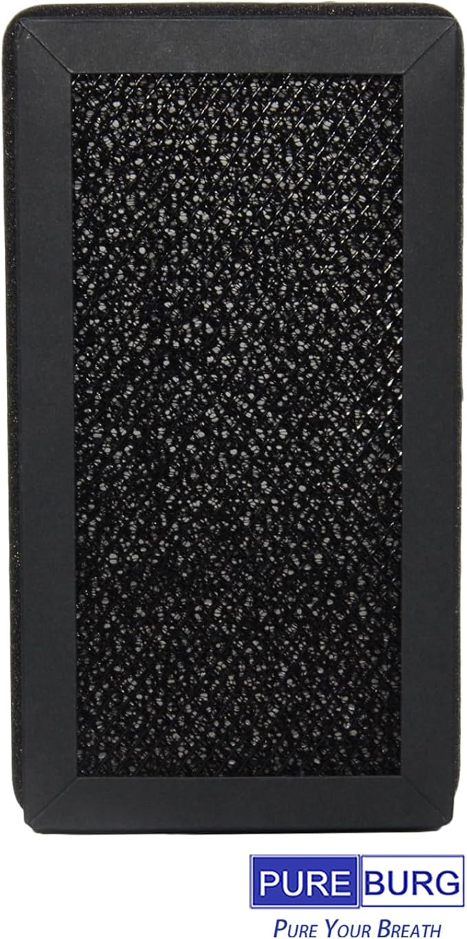PUREBURG Replacement Filter Compatible with EyeVac Air 2-in-1 Air Purifier & Touchless Vacuum, 6-Pack H13 HEPA Activated Carbon 3-Stage Filtration