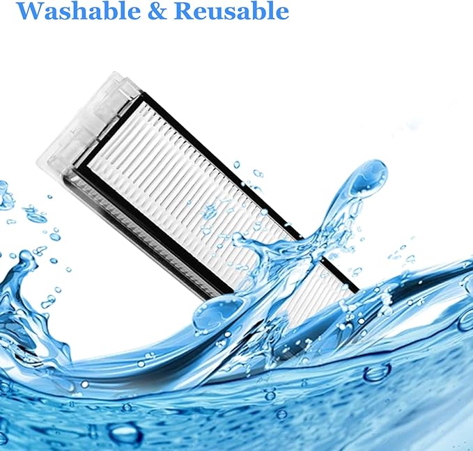 Filter for Roborock Q5, Q5+, E35, S5 Max Robot Vacuum Cleaner Replacement Parts, 4 Pcs