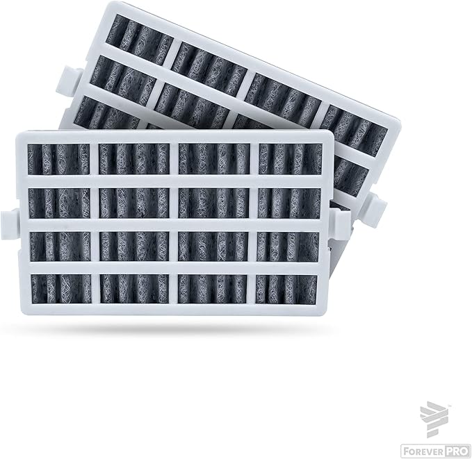 ForeverPRO W10311524 Air Cleaner Filter Assembly with Reminding Timer Pack of 2 for Whirlpool Refrigerator 2319308 AIR1 W10315189 W10335147