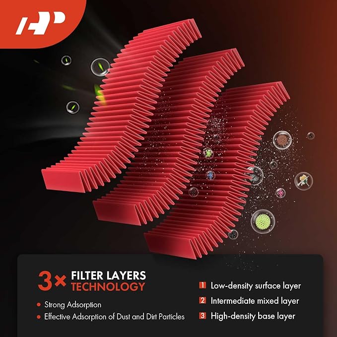 A-Premium High-performance, Pre-oiled Engine Air Filter Compatible with Infiniti, Nissan, Subaru, Saab - FX35, G35, QX4, 350Z, Altima, Maxima, Murano, Pathfinder, Sentra, Forester, Impreza, Legacy