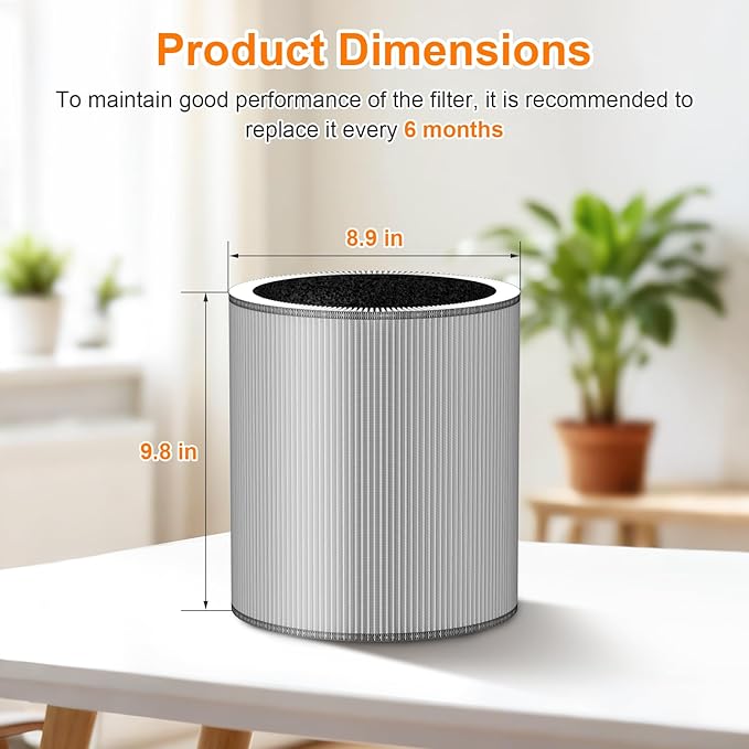 C610 Replacement Filter Z Compatible with Winix C610 Air Purifier, 3-in-1 True HEPA, Activated Carbon and Pre-Filter, Part # 1712-0121-00