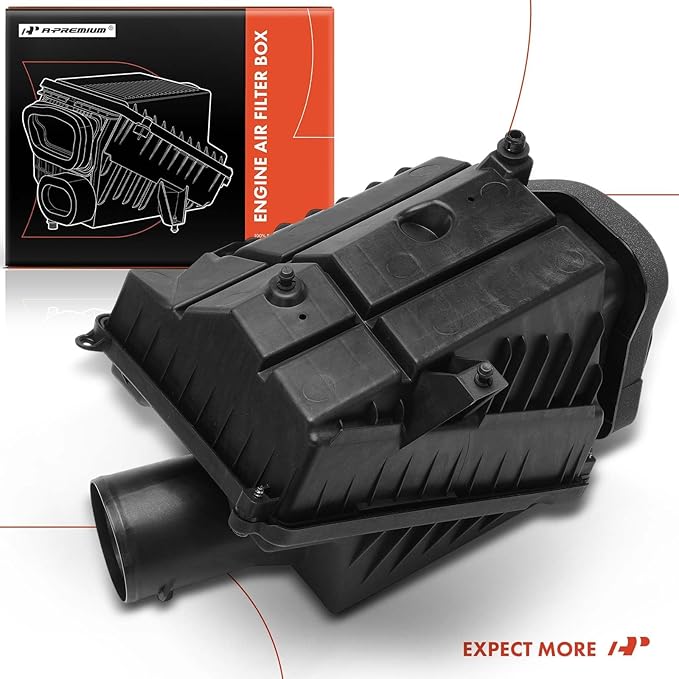 A-Premium Engine Air Filter Cleaner Box Housing Compatible with Chevy, GMC & Cadillac Models - Silverado 1500 2014-2019, Suburban, Tahoe, Savana 1500 2500 3500, Sierra, Yukon, Escalade