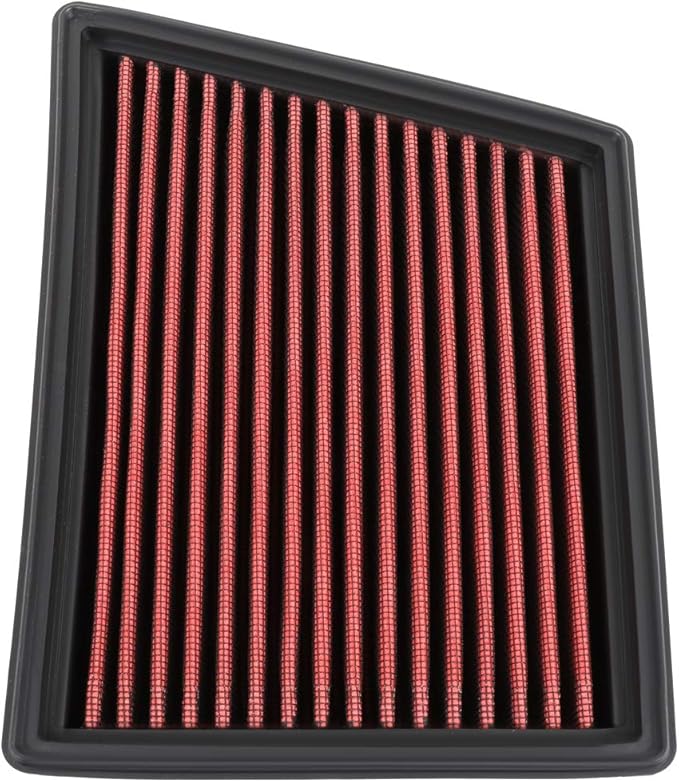 DNA Motoring AFPN-212-RD Clean Air Washable Drop In Panel Air Filter Enhance Engine Performance Power & Acceleration Improve [Compatible with 18-20 Ford Ecosport]