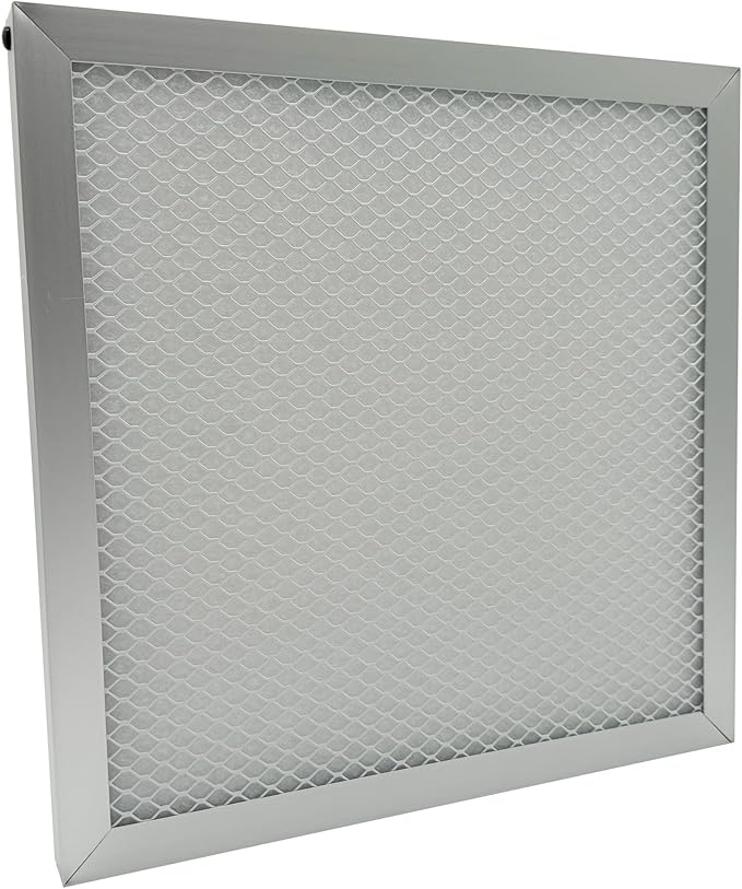 Washable Electrostatic Furnace Air Filter, MERV 8, (12" x 12" x 1") Aluminum Reusable Filter for Furnace, Central AC, and HVAC System