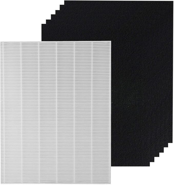 PUREBURG 115115 Replacement Filter Compatible with Winix C535 909 9800 5300 6300 5300-2 6300-2 P300 C535 5000b 5000 5500 WAC5300 WAC5500 WAC6300 Air Purifiers,H13 HEPA