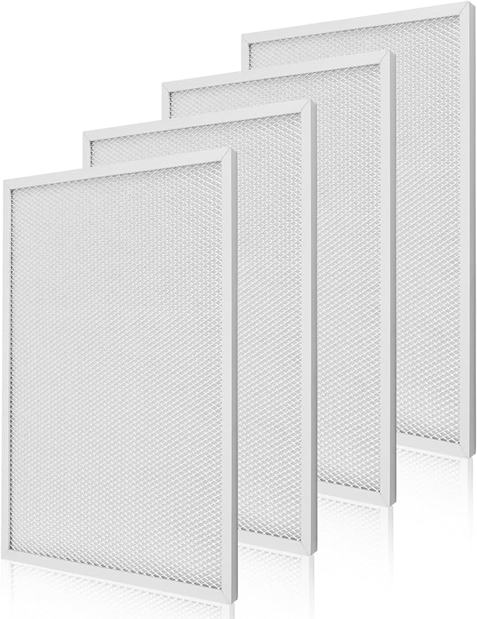 16"x 12.5"x 0.4" Post Filter Replacement Fit for Honeywell F300E F300A F50F F58F Electronic Air Cleaners Replace 50000293-002 50000293002, Not Fit for F50A/F50E, 4Pcs