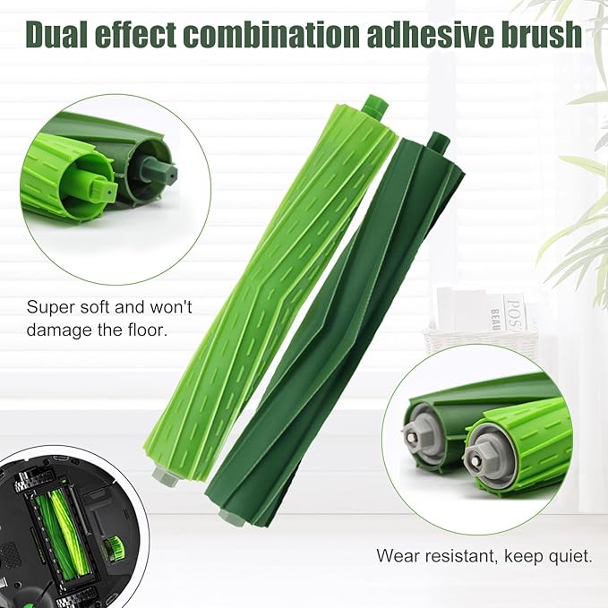 3 Sets Replacement Roller Brushes for irobot Roomba E & I & J Series Vacuum Cleaners e5 e6 e7 i1 i1+ i2 i3 i3+ i4 i4+ i6 i6+ i7 i7+ i8 i8+ j6+ Combo i5 i5+ j5 j5+ j7 j7+