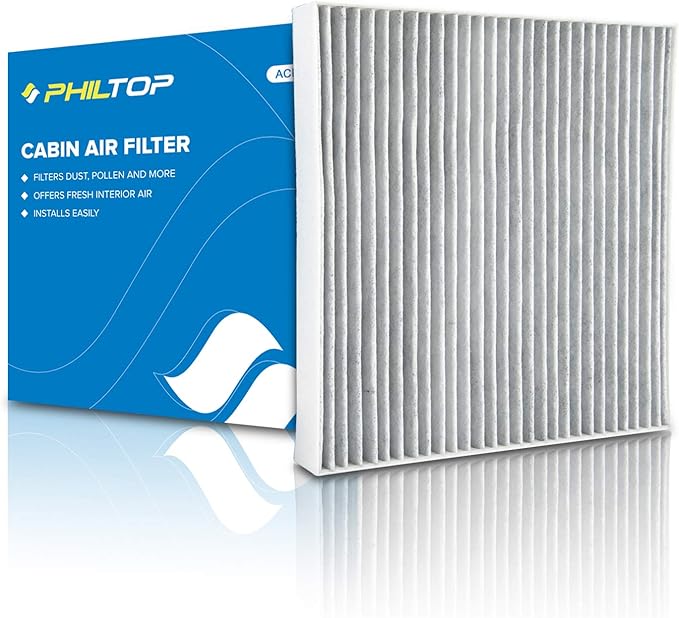 PHILTOP Cabin Air Filter CF10134, Replacement for Accord, Ridgeline, Civic, Pilot, Odyssey, CR-V, Passport, Crosstour, MDX, RDX, TSX, TL, RL, ILX, RLX, TLX, ZDX (CF10134) (CF10134)