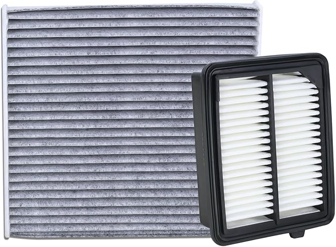 17220-5K0-A00 Engine Air Filter and 80292-SDA-A01 Cabin Air Filter kit Compatible with 2014-2015 2017-2022 Honda Accord L4 2.0L Hybrid Replaces WA10124 CA11399 CF10134 80292-SDA-407
