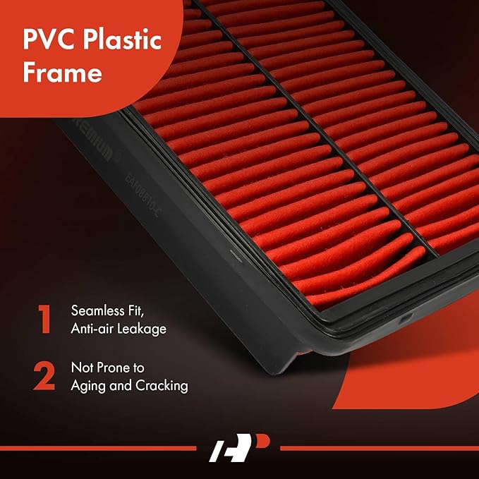 A-Premium Pre-oiled Engine Air Filter Compatible with Hyundai Sonata 2011-2015, Santa Fe 2010-2012, Azera 2012-2017 & Kia Optima 2011-2016, Sorento 2011-2013, Cadenza 2014-2016