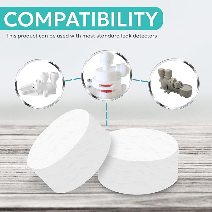 Metpure Replacement Pads for Automatic Leak Detectors in Under Sink Reverse Osmosis Water Filtration Systems - Replacement Pads Only 5/8" Diameter x 5/16" Height (2 Pack)