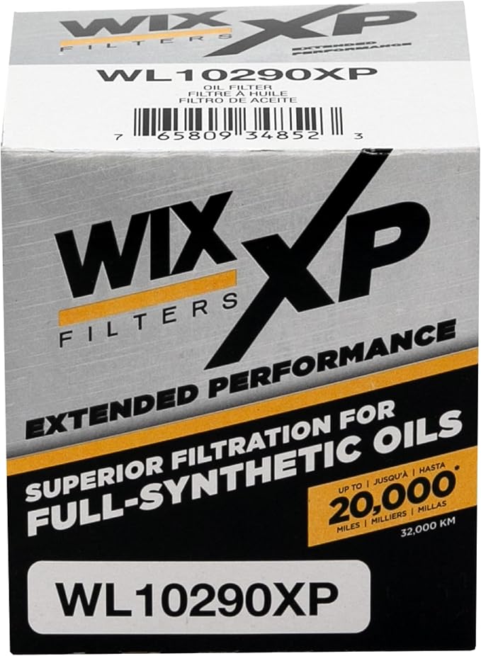 WIX WL10290XP WIX XP Oil Filter Replacement, Built for Synthetic Oil - Compatible With Various GM (12-19)
