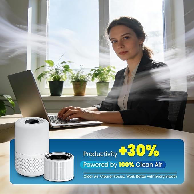 Improvedhand Core 200S Filter Replacement Compatible with Levoit Core 200S-P Air Purifier,True Great High-Efficiency Materials with Activated Carbon Filter,#Core 200S-RF,4 Pack