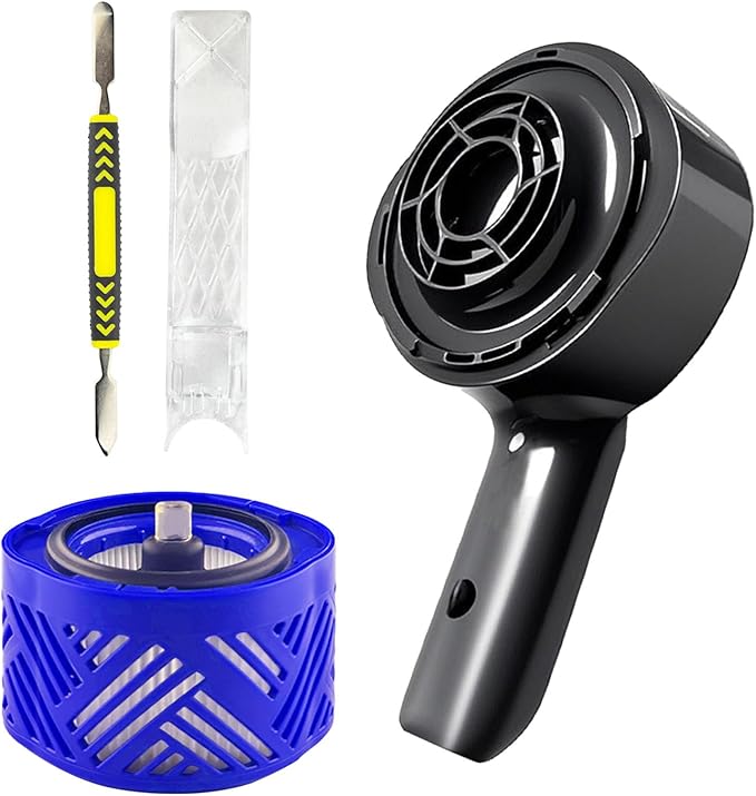 Motor Rear Cover Replacement Parts Compatible with Dyson V6 Vacuum Cleaner,with Post Filter for Dyson V6 DC58 DC59 DC62 DC72 DC74 Accessories,Attachment for DC58 DC59 DC62 DC72 DC74