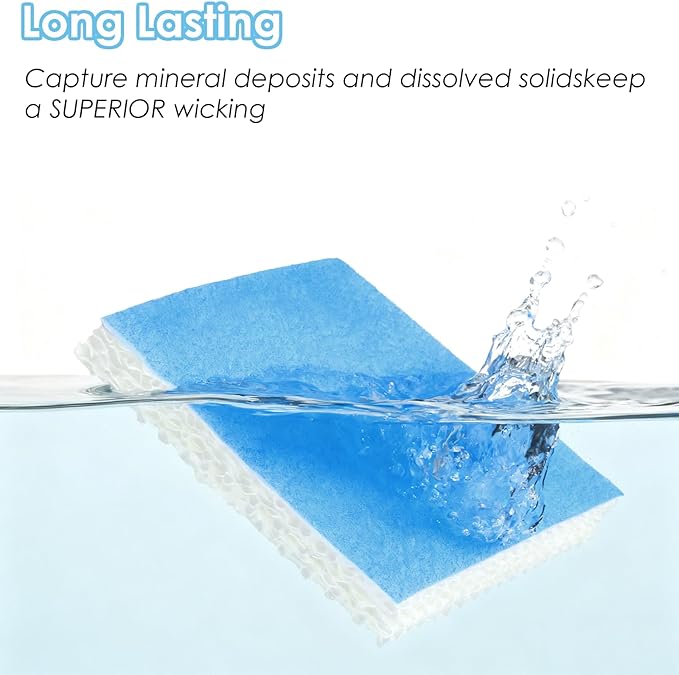 HFT600 Humidifier Filters T for Honeywell Humidifiers Hft600 Hev615 Hev615B Hev615W Hev620 Hev620B Hev620W Hev-615 Hev-615B Hev-615W Hev-620 Hev-620B Hev-620W (6 Pack)