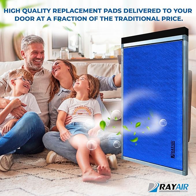 RayAir Supply 16x20 Replacement Filter Pads Compatible with Dynamic Air Cleaner 16X20 Refill (3 Pack)