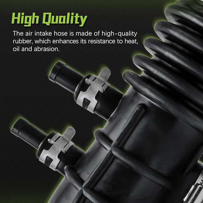 16578-4S100 Air Intake Hose Tube With Clamps for Nissan 1999-2004 Frontier 3.3L,2000-2004 Xterra V6 3.3L
