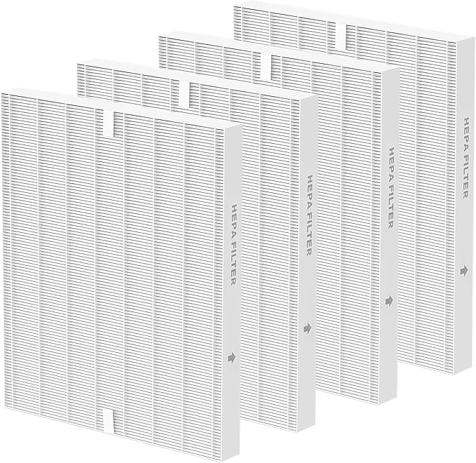 AP-1512HH HEPA Filter 4-Pack: Replacement for Coway AP-1512HH, AP1512HH Mighty, AP-1512HH-FP and Airmega 200M Air Purifier |Part #3304899