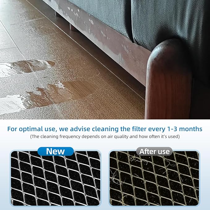 5695 Washable Filter MERV 8 Compatible with AprilAire Whole-House Dehumidifiers, Models 1820 1820Z E070 E070KZ E070KZM E070N E070T E070Z,2 Pack