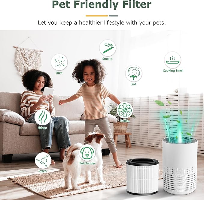 HAPF360 Type J Replacement Filter Compatible with Holmes True HEPA 360 Air Puri-fier HAP360W and Bionaire True HEPA 360° Air Puri-fier, 2 Pack