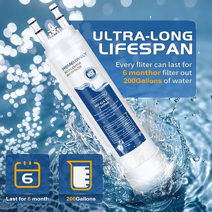 FPPWFU01 Water Filter & PureAir Ultra II PAULTRA2 Air Filter Combo Replacement for Frigidaire FRSS2623ASD, FRSS2623ASJ, FRSS26L3AFC, FRSS2623AW, 3 Combo