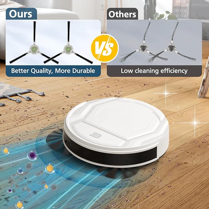 16 Pack Filter Replacement Parts for 𝗟𝗲𝗳𝗮𝗻𝘁 𝗠𝟮𝟭𝟬, for 𝗢𝗞𝗣 𝗟𝗶𝗳𝗲 𝗞𝟮 𝗞𝟯 𝗞𝟯𝗔 𝗞𝟰 𝗞𝟱 Robot Vacuum, with HEPA Filter Size 5.0 * 1.9 Inch (NOT FOR M210 Pro)