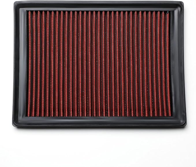 DNA Motoring AFPN-085-RD Washable Drop In Panel Air Filter Enhance Engine Performance [Compatible with 04-08 F150 / 05-07 F250 & F350 / 05-06 Expedition& Excursion / 05-08 Mark LT / 05-06 Navigator]