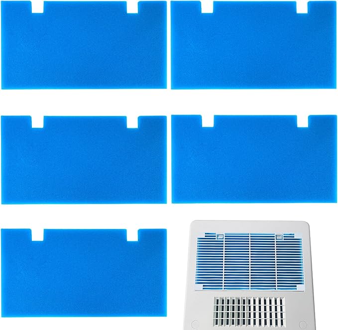 5Pcs RV AC Replacement Air Filter, 14 X 7.5 Inch Compatible with Dometic Air Conditioning Filters - 3313107.103/3105012.003 - Camper Air Conditioner Filter for Cleaner Air