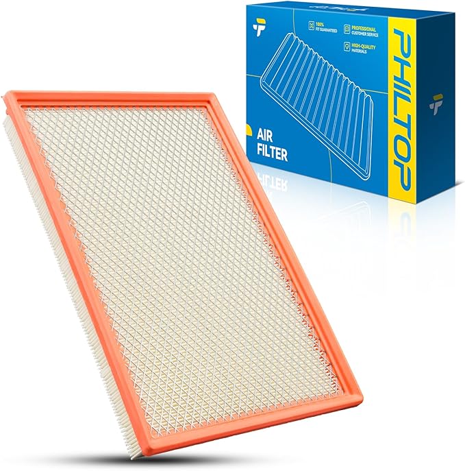 PHILTOP Engine Air Filter, Compatible with CA12375 Ram 1500 2019-2026, 1500 Classic 2021-2024, Improve Engine Performance, Flexible Panel
