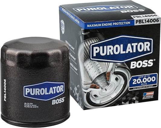 Purolator PBL14006 PurolatorBOSS Maximum Engine Protection Spin On Oil Filter Compatible With Chevrolet Silverado 1500, Tahoe, Suburban 1500, Silverado 2500 HD, Corvette, GMC Yukon and Sierra 1500