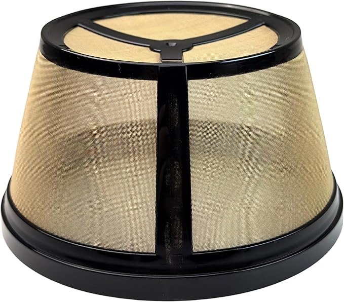 8-12 Cup Reusable Coffee Filter - BPA Free, Eco-Friendly, Compatible with Mr. Coffee, Black+Decker & Most Standard 8-12 Cup Drip Coffee Makers (2-Pack)