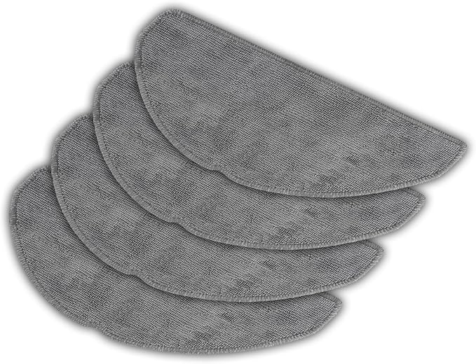 (4 Pack) Q7 M5/ Q7 M5+/ Q7 L5/ Q7 L5+ Mop Pads Compatible with Roborock Q7 M5, Q7 M5+, Q7 L5, Q7 L5+ Robot Vacuum, Washable Mop Cloth Accessories Kit, Q7 M5 Mop Pad, Replacement Parts