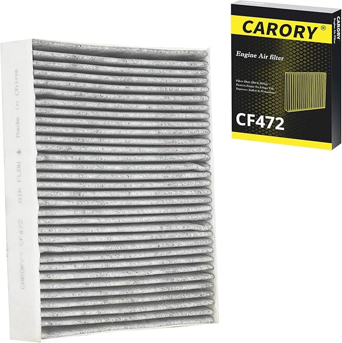 Cabin Air Filter w/Activated Carbon for BMW 320i (2013-2018), 328i (2013-2016), 330i (2017-2019), 335i (2014-2015), M2 (2016-2021), OE# 64119237554, 64119237555, CF11472, XC10010C