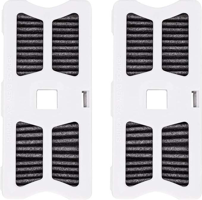 Fette Filter - FRGPAAF1 Replacement Refrigerator Air Filter Compatible with Frigidaire FRGPAAF1 PureAir Refrigerator Air Filter Part # AF-1 RAF-1 AF1 RAF1 Includes Pack of 2 Replacements.