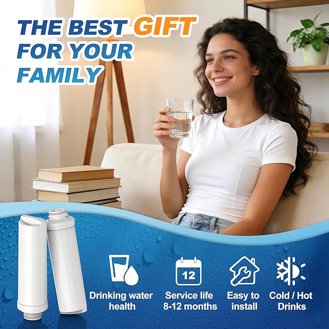 Alkaline Water Filter Cartridge Replacement, 1-Pack, Improve Water Taste, Reduces Impurities & Bad Taste, Compatible with Koract Alkaline Water Ionizer Machine