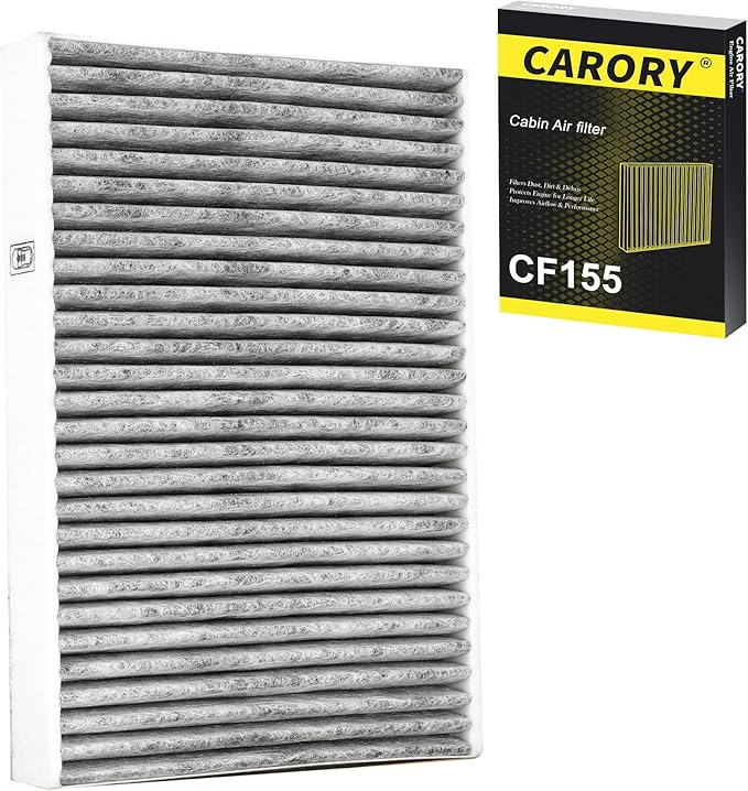 Cabin Air Filter w/Activated Carbon for Volvo XC60 (2018-2025), XC90 (2016-2026), S60, S90, V60, V90, V60/V90 CC, Polestar 1; OE# 31434971, 31407748, 31404469, 31407747, CF12155, CUK34003