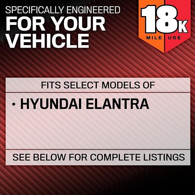 K&N Engine Air Filter: Long Life 18,000 Mile Replacement Air Filter: Compatible with 2017-2019 Hyundai/Kia L3/L4 (Elanta, i30, Kona, Veloster, Cee d, Forte), KNA-5050