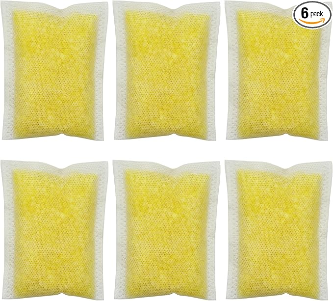 6 Pack Odor Removing Refills Compatible with Whisker OdorTrap Pod, for Litter-Robot 4 Filter Pocket or Litter-Robot 3 Waste Drawer