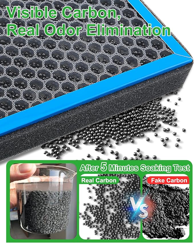 CF11182 Activated Carbon Beads Cabin Air Filter fit for Honda Civic 2016-2025, CR-V 2017-2025, Accord 2023-2025, Odyssey 2018-2025, HR-V 2016-2026, Fit 2009-2020, Acura TLX RDX MDX Integra