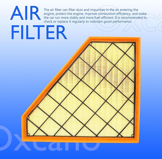 CA11494 Front Engine Air Filter Compatible with Cadillac ATS 2013 2014 2015 2016 2017 2018 2019, CTS 2014 2015 2016 2017 2018 2019, Chevrolet Camaro 2016 2017 2018 2019 2020 2021 2022-2024