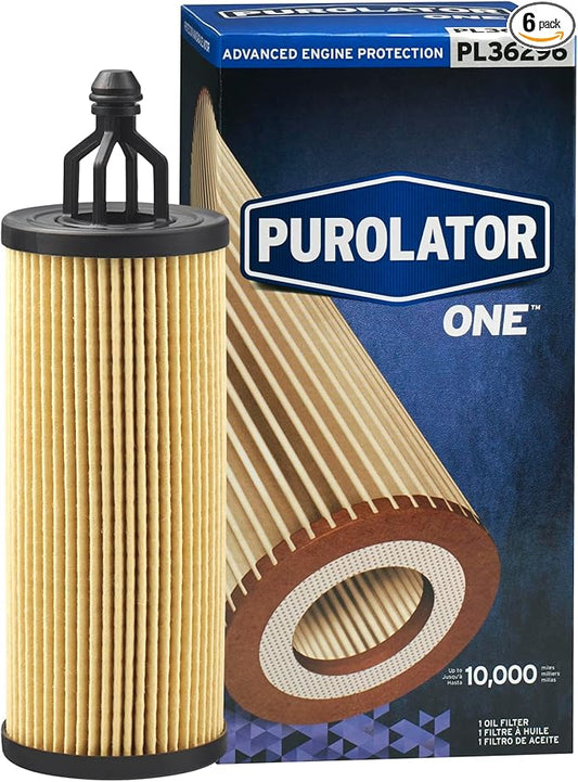Purolator PL36296 PurolatorONE Advanced Engine Protection Cartridge Oil Filter Compatible With Jeep Grand Cherokee, Wrangler, Chrysler Pacifica, Dodge Grand Caravan, Charger, Durango and Ram 1500