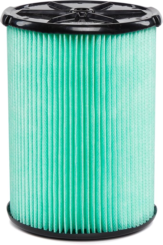 WORKSHOP Wet Dry Vacuum Filters WS23200F HEPA Media Filter For Shop Vacuum Cleaner (Single HEPA Media Filter For Wet Dry Vacuum Cleaner) Fits WORKSHOP 5-Gallon to 16-Gallon Shop Vacuum Cleaners