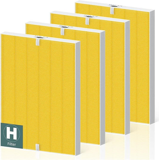 4 Pack 116130 Pet Care Replacement Filter H for Winix PlasmaWave Air Purifier 5500 5500-2 C535 5300 5300-2 6300 6300-2 P300 AM90 9000 5000 5000B C909 9800