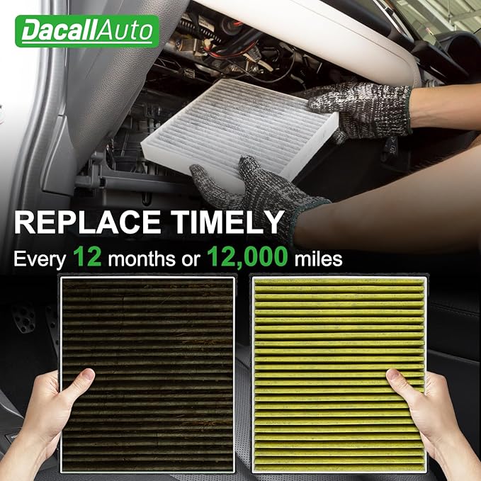 Engine & Cabin Air Filter Set for Hyundai Santa Fe 2.0L 2.4L (2019-2020), for Kia Telluride 3.8L (2020-2024), Replace 97133J5000 28113A9100