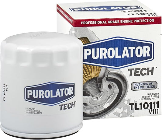 Purolator TL10111 PurolatorTECH Spin On Oil Filter Compatible With Chevrolet S10, Silverado 1500, Malibu, Impala, Buick LeSabre, Century, LaCrosse and Pontiac Grand Prix