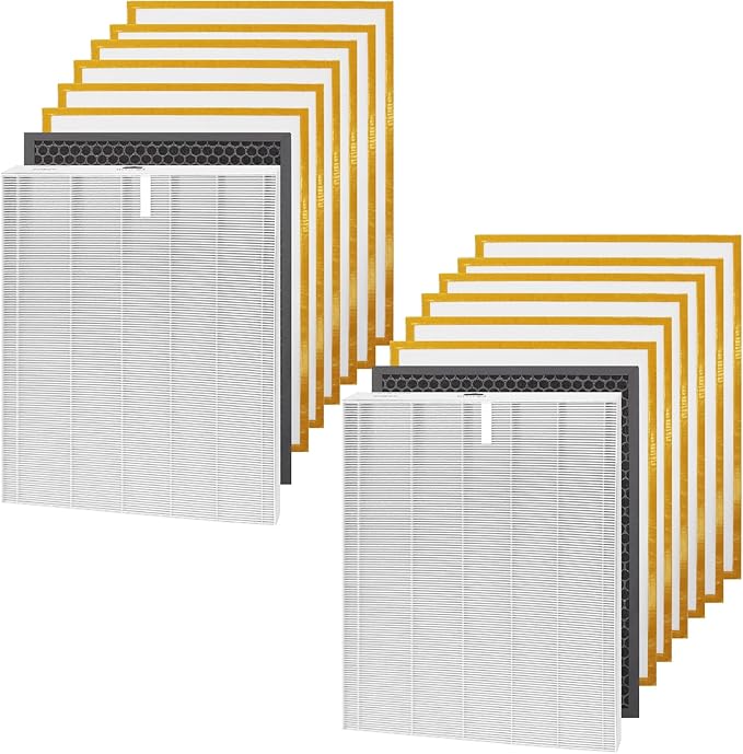 HR900 Replacement Filter 3 Pack Compatible with Winix HR900 Ultimate Pet Air Purifier, H13 True Hepa Fil ter Part Number 1712-0093-00 FilterT (2 Set Filter Kit)
